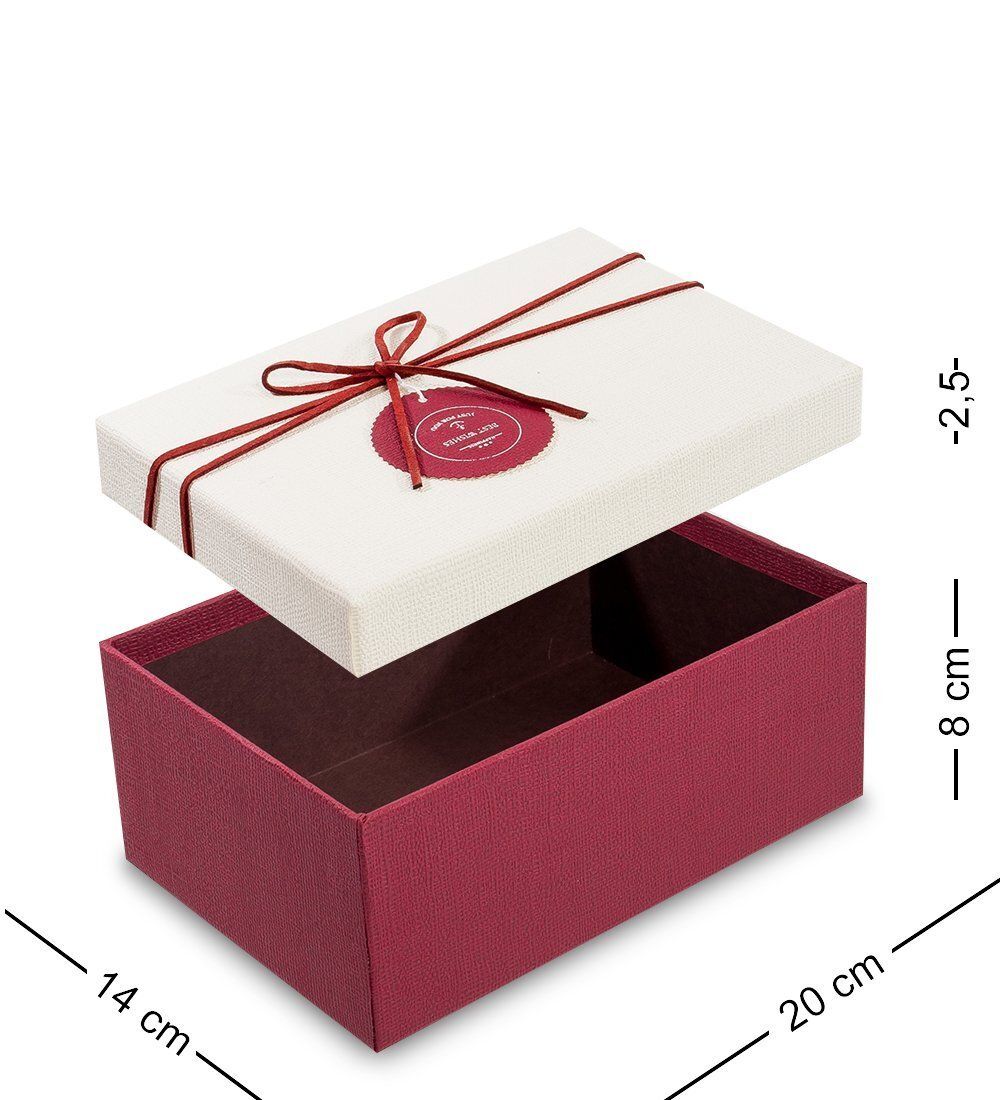 WF-09/2-A Коробка «Прямоугольник» цв.борд./молочн.