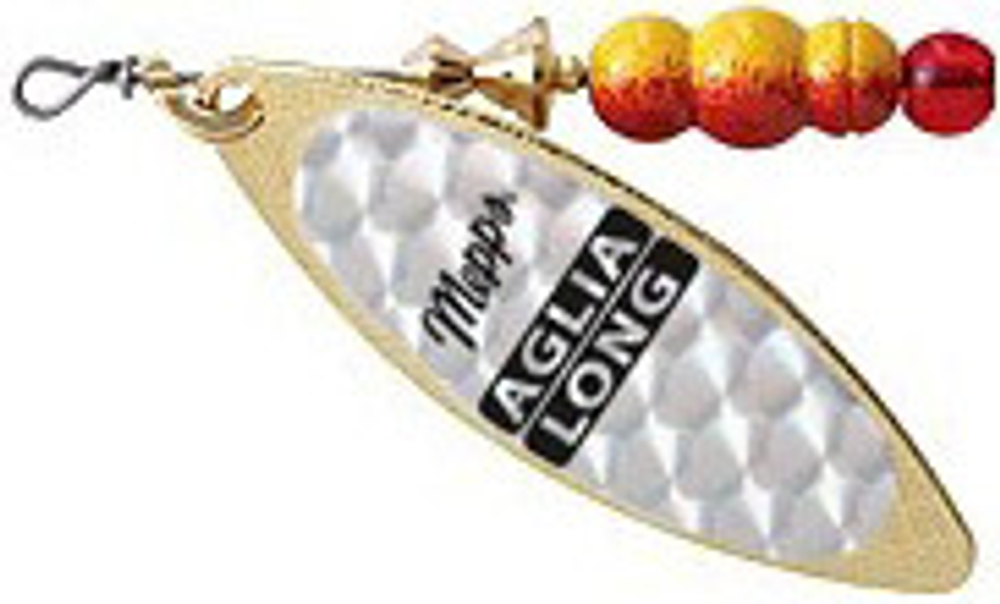 Блесна вращающаяся Mepps AGLIA LONG RAINBO, 4, Gold