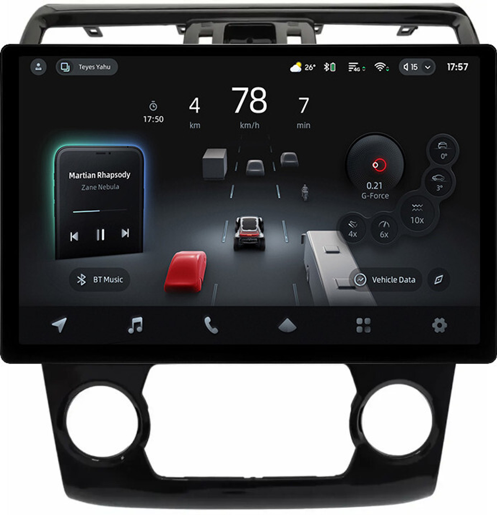 Магнитола для Subaru Levorg 1 VM 2014-2017 (без штатной КЗВ, рамка большая) - Teyes CC4-PRO монитор 13" 2K QLED на Android 13, Snapdragon 778G, 8+128, AI, CarPlay, DSP, 4G SIM-слот