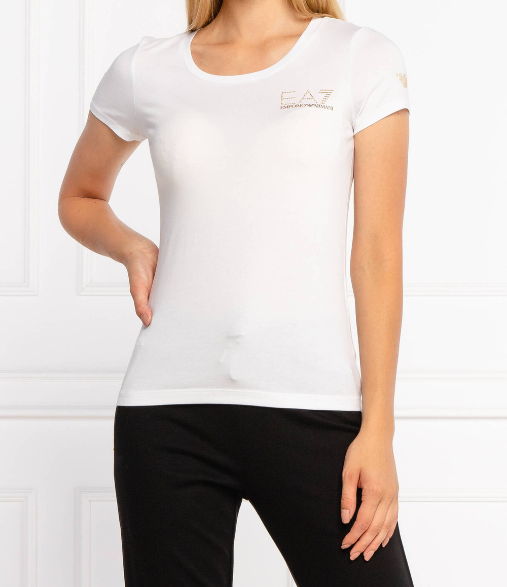 футболка EA7 - белый(8NTT65 TJDQZ)