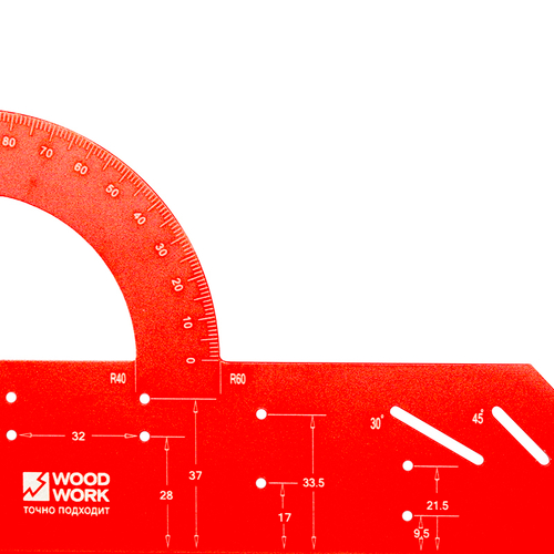 Угольник разметочный многофункциональный Woodwork MGR-301