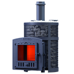 Чугунная печь для бани Искандер ЗК 25 (П2) Pro Ураган