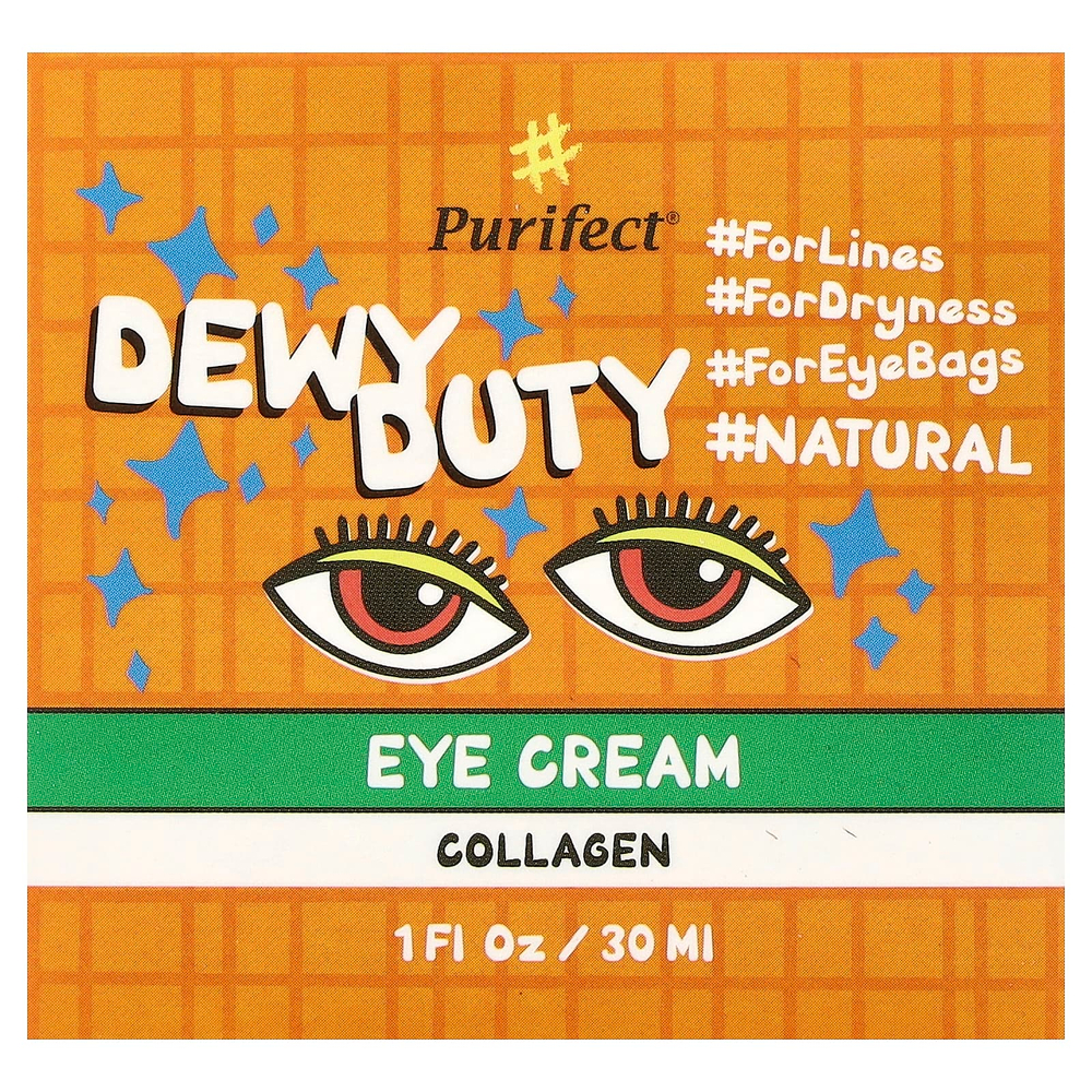 Purifect, Dewy Duty, крем для области вокруг глаз с коллагеном, 30 мл (1 жидк. унция)
