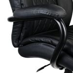 Кресло руководителя Helmi HL-ES09 "Armor", повышенной прочности, экокожа черная, до 250кг