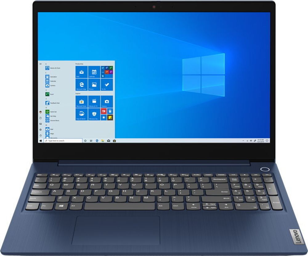 Ноутбук Lenovo IdeaPad 3-15 (81WB00XJRK) 15.6; 1366x768, Intel Pentium Gold 6405U, 2400 МГц, 4 Гб DDR-4, 1 Тб, GeForce MX130 2048 Мб, Wi-Fi, Bluetooth, Cam, без ОС, синий