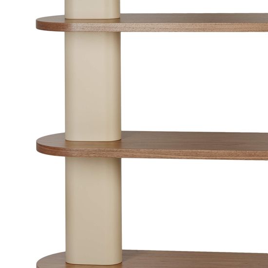 Стеллаж Rome бежевый/коричневый