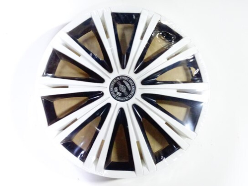 Колпак колеса R13 Гига белая Super Black (в мешке 5 упак) (STAR)