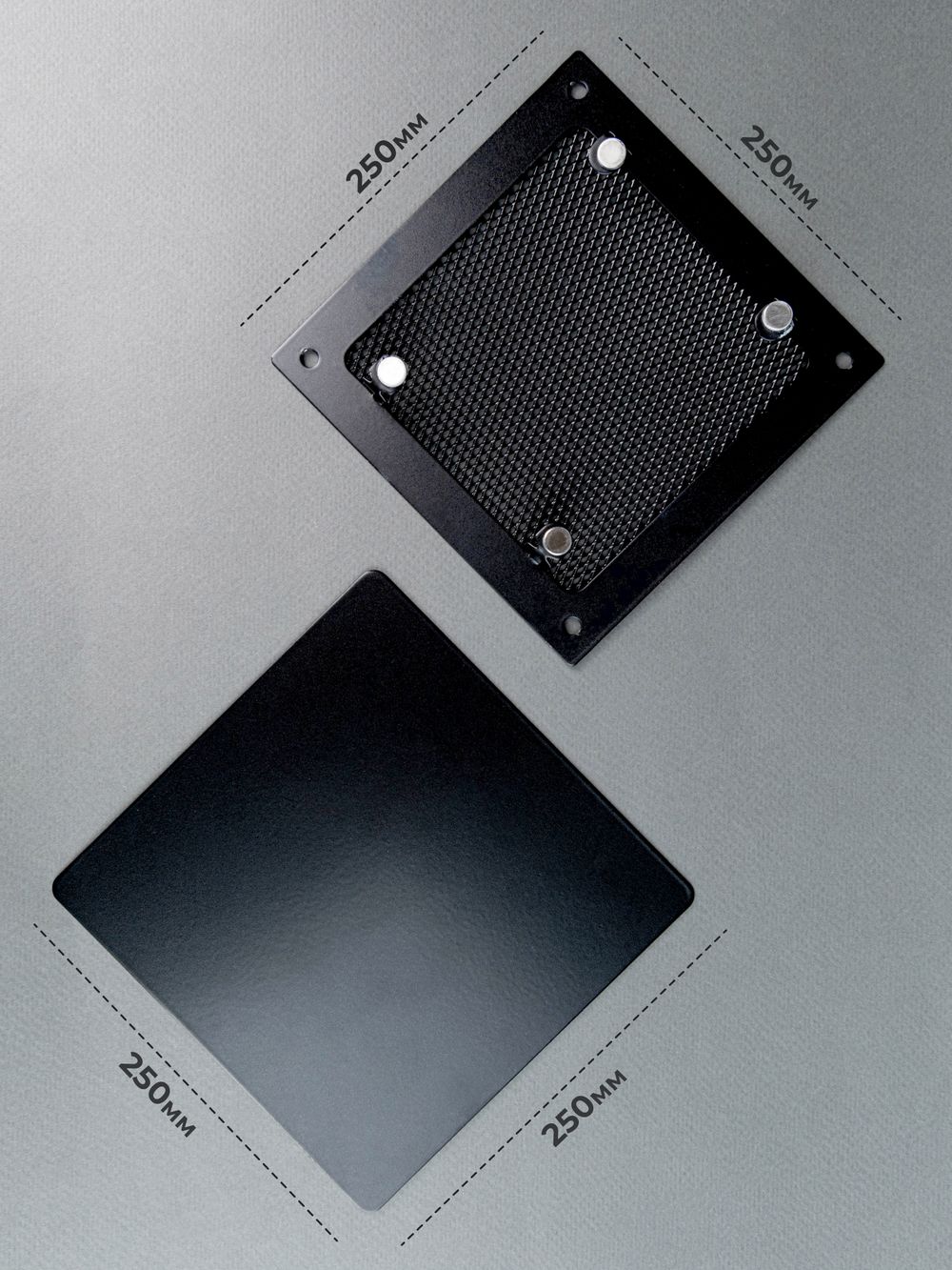 Вентиляционная решетка РД 250х250 Черная