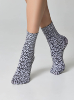 CONTE FANTASY Плотные носки с вывязанным рисунком «сердечки»