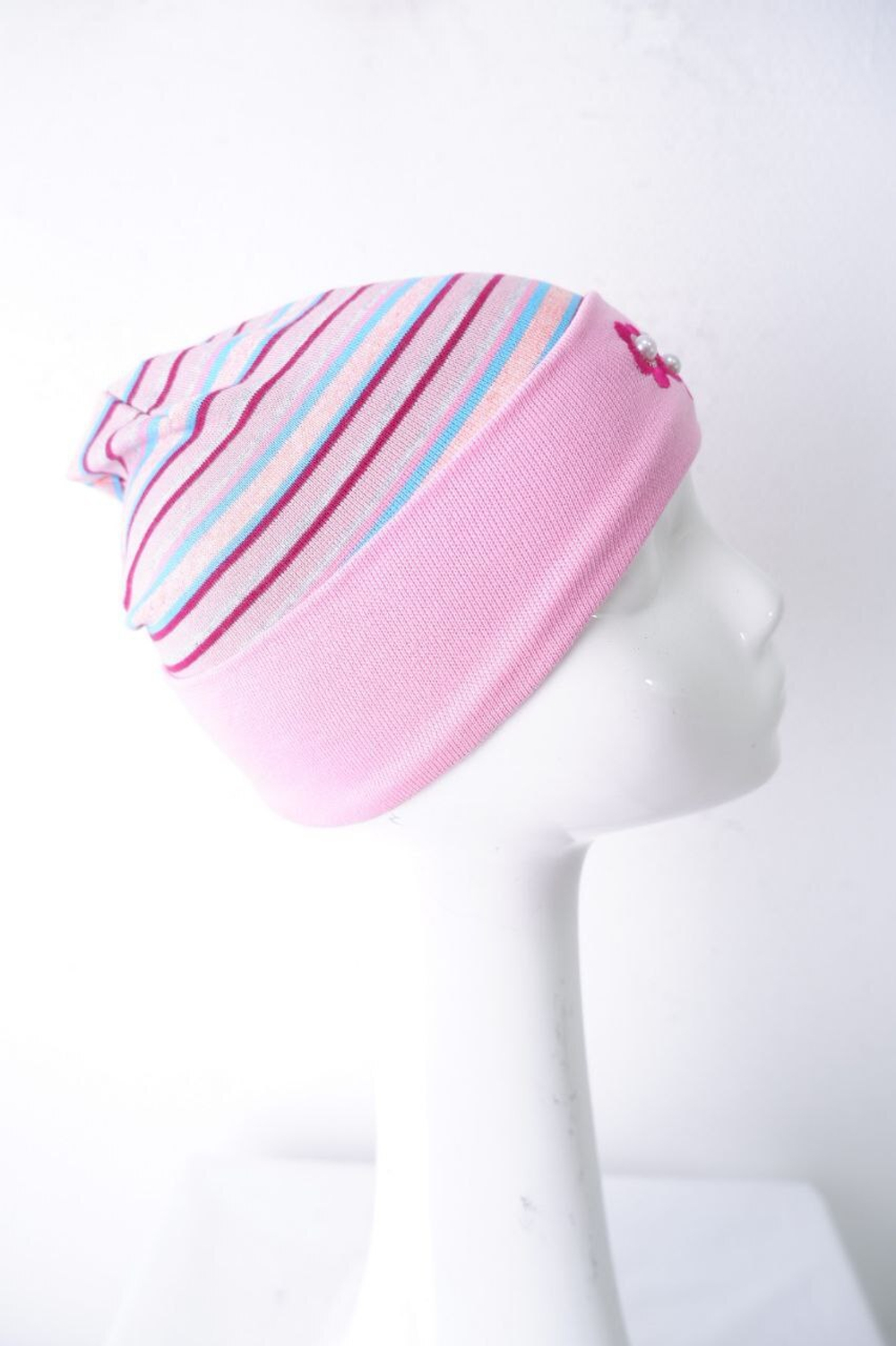 Шапка в полосочку