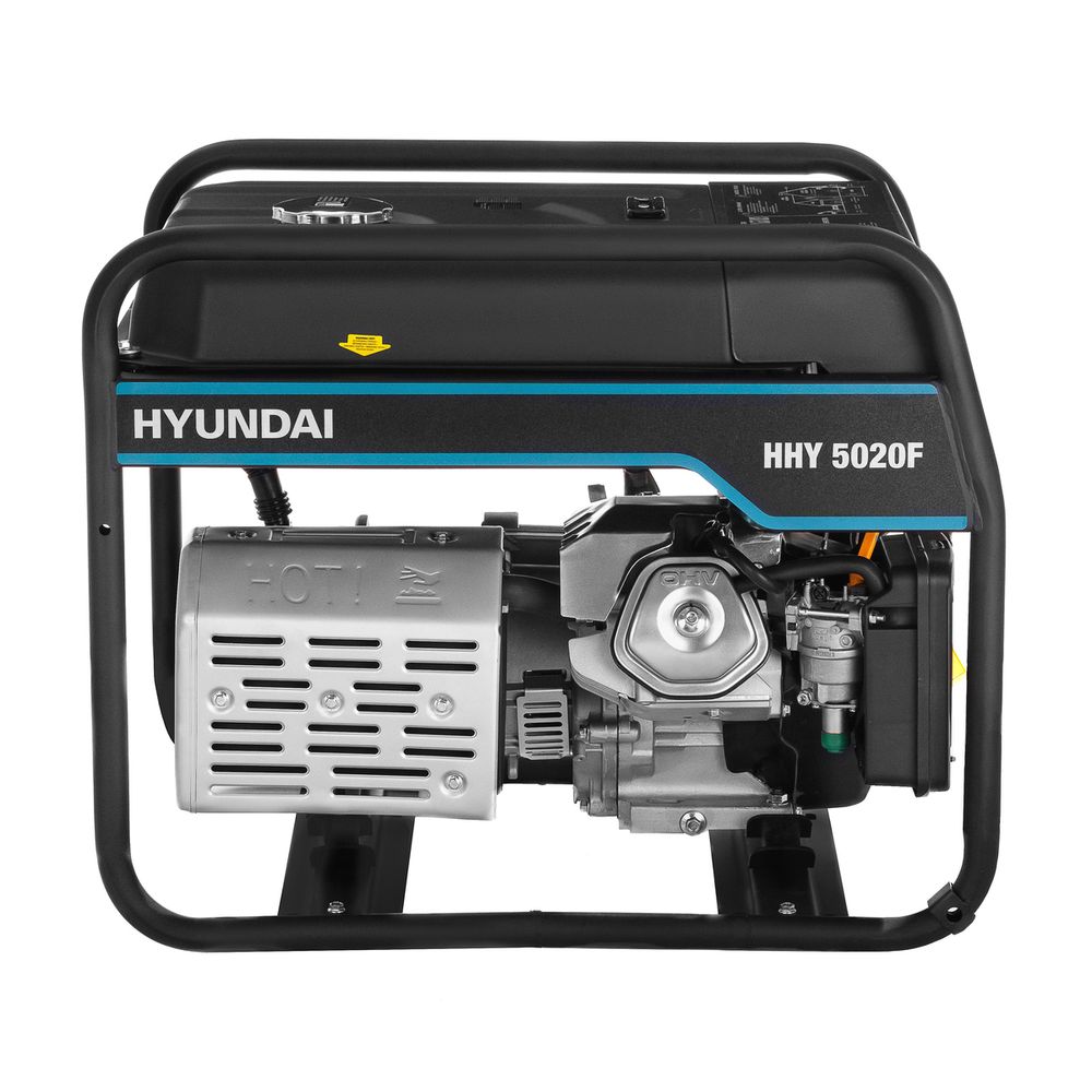 Бензиновый генератор Hyundai HHY 5020F - [4 кВт / 220V]
