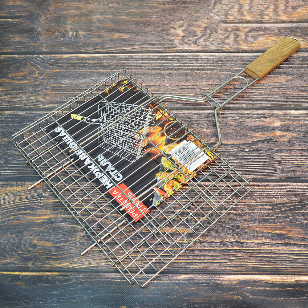 Решетка-гриль 35*25*2,5 нерж