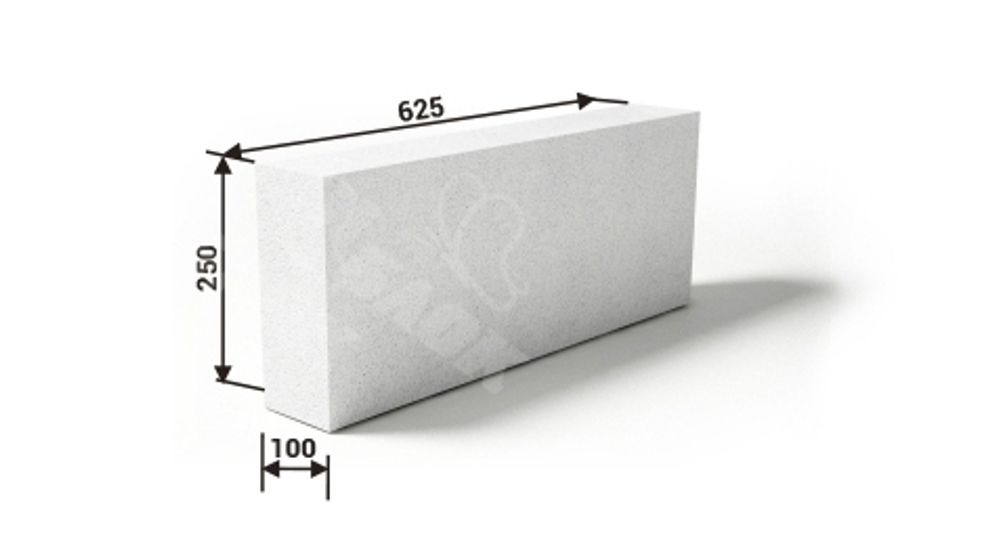 Газобетонный блок ИНСИ 100-600-3.5