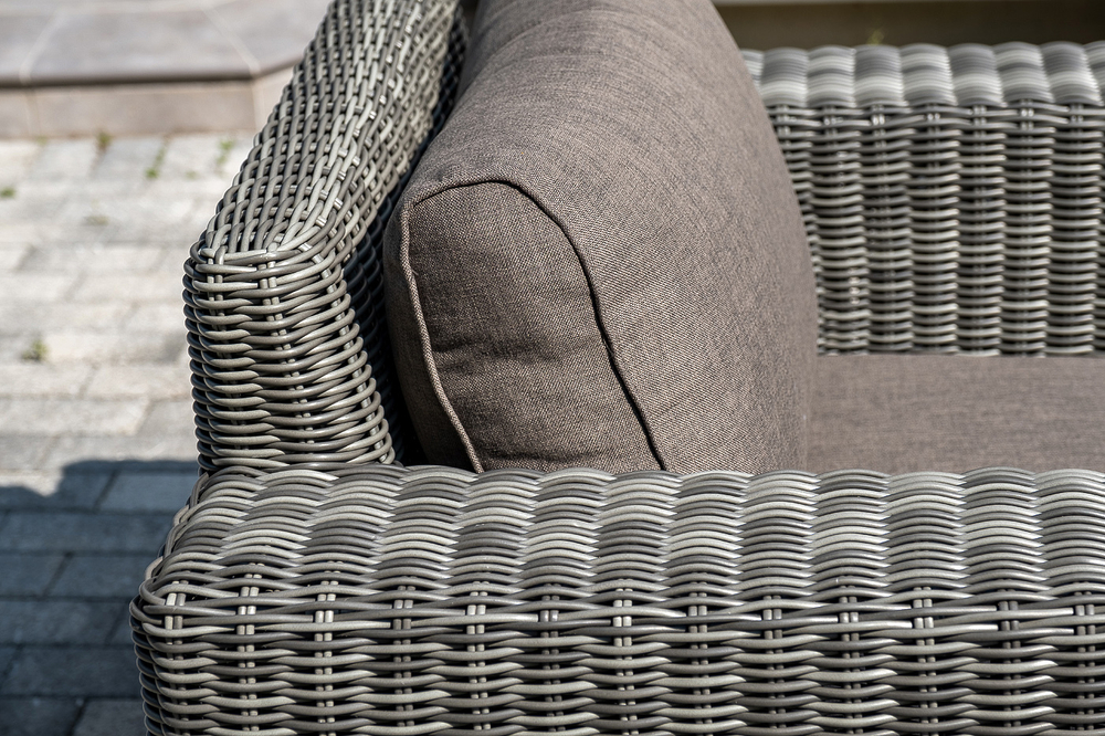 "Боно" лаунж-зона из искусственного ротанга, цвет графит