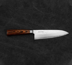 Tamahagane Поварской нож Tsubame Brown 15см.