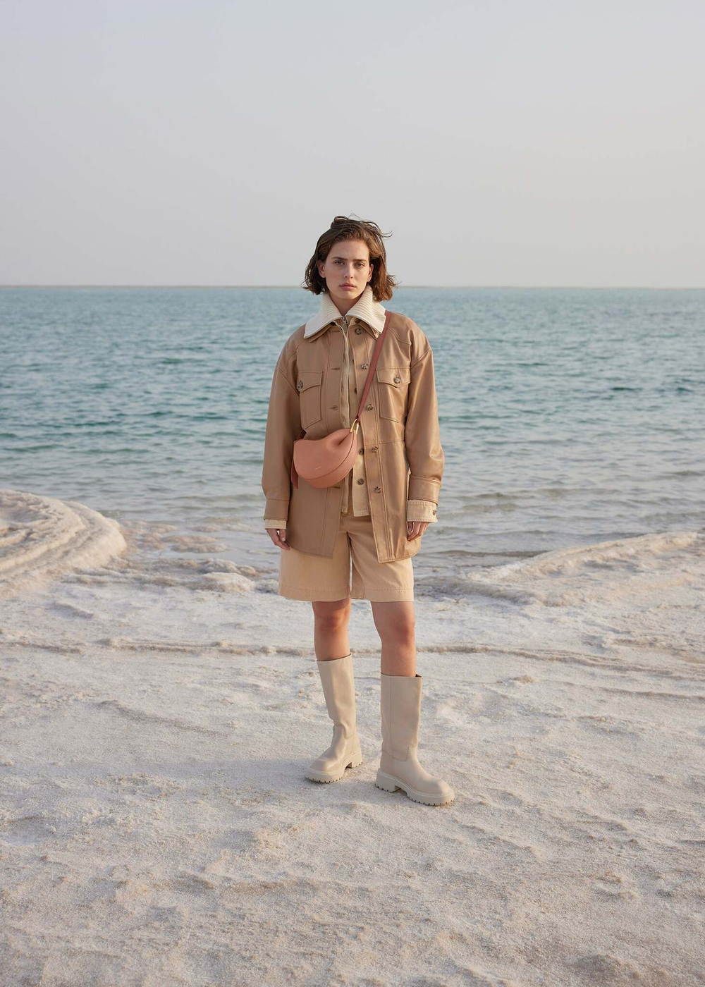 Сумка Polene Tonca EDITION DUO ERABLE