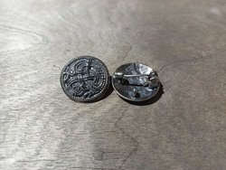 Фибула. Дания 9-10 в. (посеребрение)