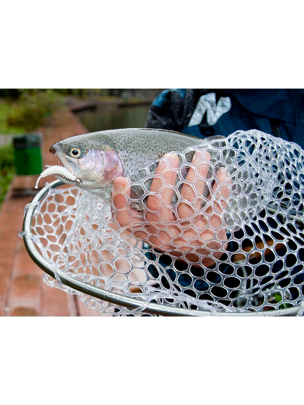 Подсачек разборный Lucky John Area Trout Game 115х35х45см силиконовый