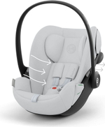Коляска Cybex Balios S Lux TPE complete Cloud G Fog Grey Base G 4 в 1 Chocolate Brown с дождевиками