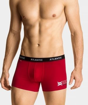 Трусы мужские боксеры (3шт), Atlantic 3MH-042, черные + графит + красные
