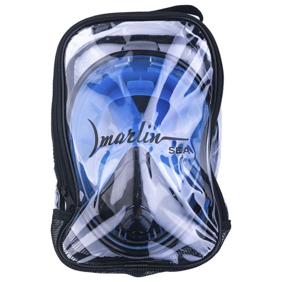 Полнолицевая маска Marlin Sea черный/синий