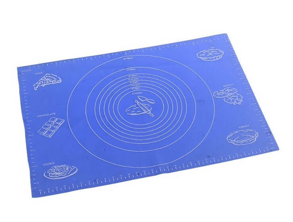 Силиконовый коврик для раскатки и выпечки 40х60 см.