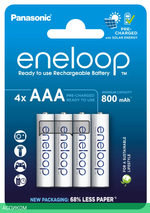 Аккумулятор Panasonic Eneloop AAA 800mAh BL4 (BK-4MCDE/4CP)