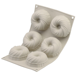 Форма для приготовления пирожных mini intreccio 18,2 х 33,7 см силиконовая