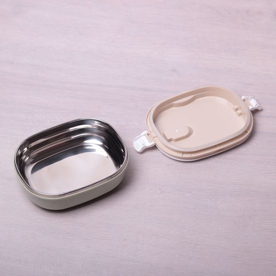 Ланч бокс 700 мл. Kamille КМ-2124 (пластик, нержавеющая сталь)