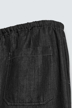 ZARA ДЖИНСЫ-ДЖОГГЕРЫ RELAXED FIT, ЧЕРНЫЙ