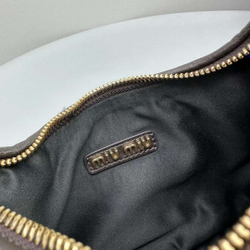 Miu Miu Wander matelassé mini hobo bag