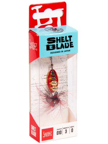 Блесна вращ. Lucky John SHELT BLADE 00 03.0г 010 в блистере