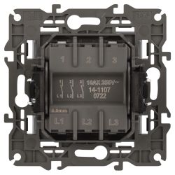 14-1107-01 ЭРА Выключатель тройной, 10АХ-250В, IP20, Эра Elegance, белый