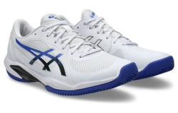 Мужские кроссовки теннисные Asics Solution Swift FF 2 Clay - белый/темный кобальт