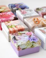 Картонный футляр «Романтика.Яблонька» под обручальные кольца.