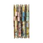 Блокнот Basir, формат А6, серия "Цветы бабочки", мягкая обложка, 80 листов, размер 16*10.5 см