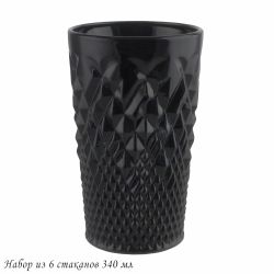 Lenardi 583-009 Набор из 6 стаканов 340 мл в под.уп.(х4)Стекло