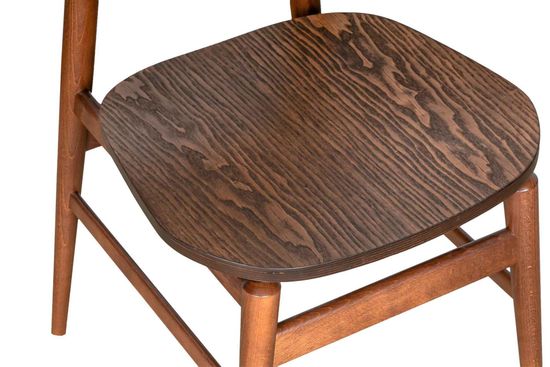 Комплект Стол CERRO 1400 EV с раздвижной овальной столешницей (американский орех) + 4 стула VST-V деревянный / Американский орех