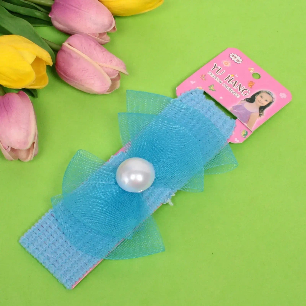 Повязка на голову детская на блистере «Little Krasa - Лейла», 6 цветов, 3,5*17 см