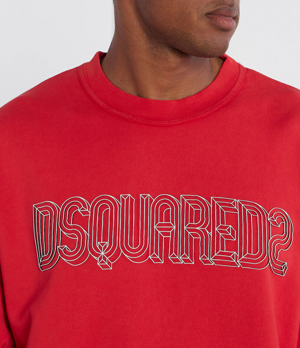 Худи Dsquared2 - красный(S74GU0738 S25539)