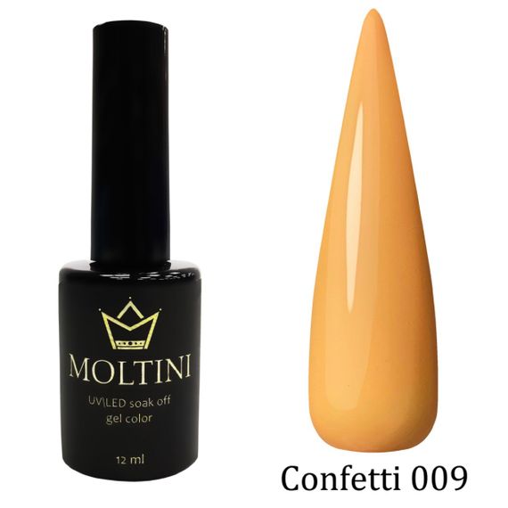 Гель-лак Moltini Confetti 009, 12 ml