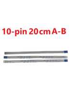Шлейф FFC 10-pin Шаг 0.5mm Длина 20cm Обратный A-B AWM 20624 80C 60V VW-1