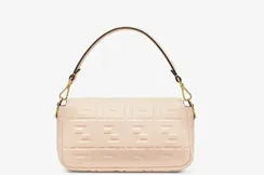 Сумка из кожи Fendi Baguette светло-розовый