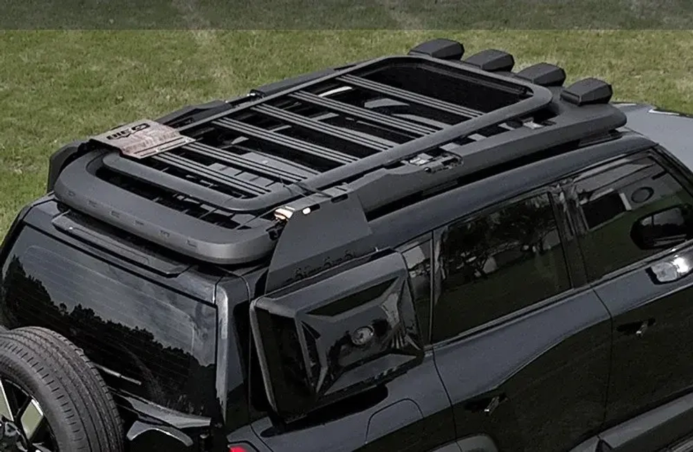 Платформа на крышу с боковой лестницей для Changan Deepal G318 2024+ багажник на крышу боковой ящик