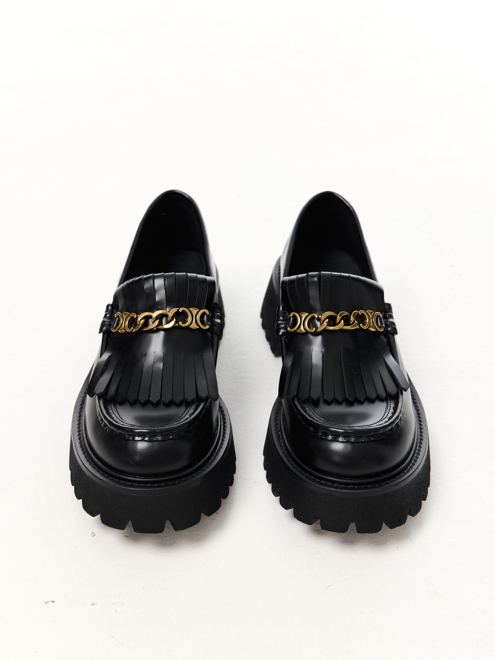 Лоферы retro fringe