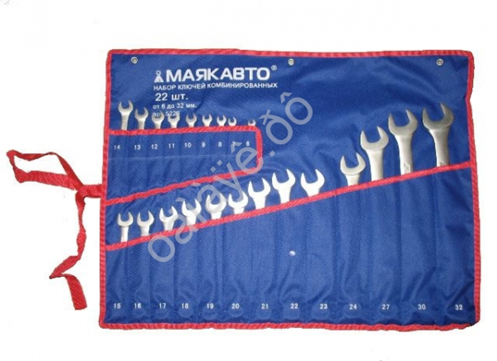 Набор ключей комбинированных 22пр.(6-32мм) в сумке МАЯКАВТО™ 5228