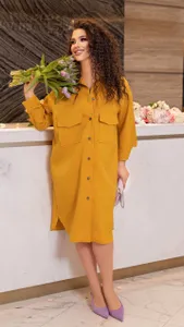 Платье-рубашка УК-1865 Fabrika