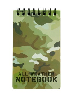 Блокнот All Weather Waterpro of Notebook 7,6x12,7 см. Мультикам