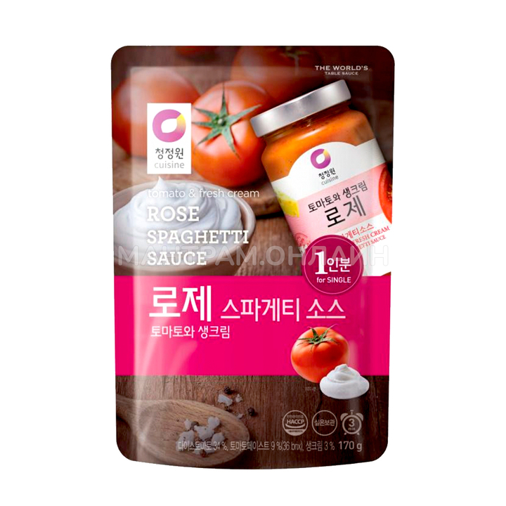 Соус сливочно-томатный для спагетти Rose spaghetti sauce 170 г