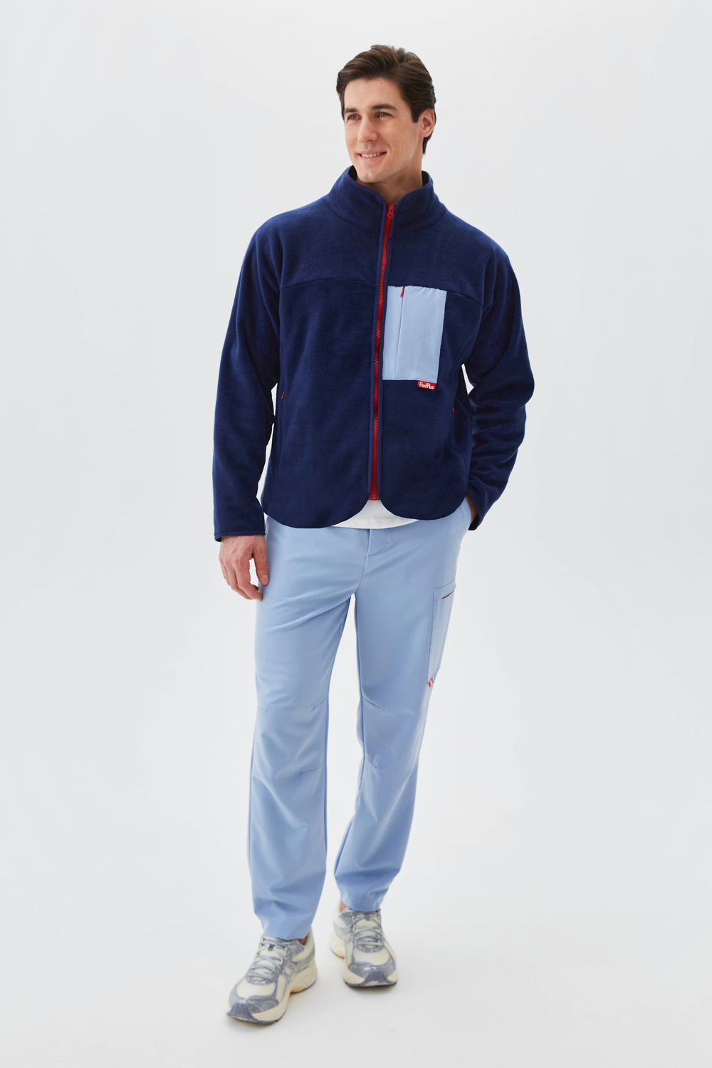 Джоггеры медицинские унисекс Кайтеки, скайблю